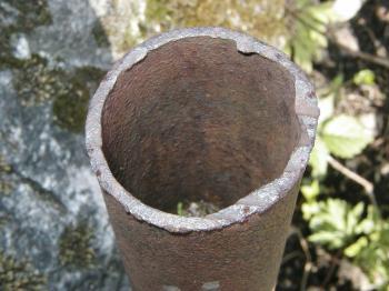 Rusted pipe