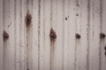 Rusted White Metal Texture