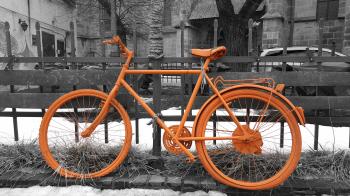 Free Images : snow, winter, black and white, wheel, retro, bicycle ...