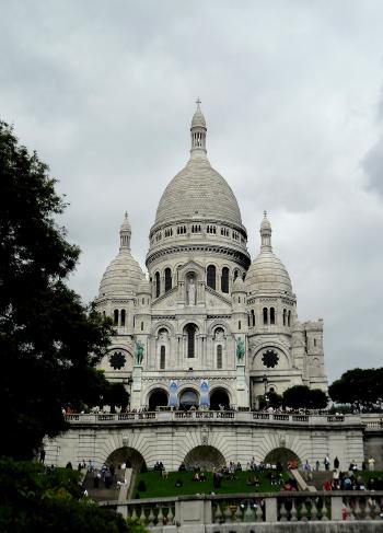 Sacre Coeur Cathedral in Paris - France
