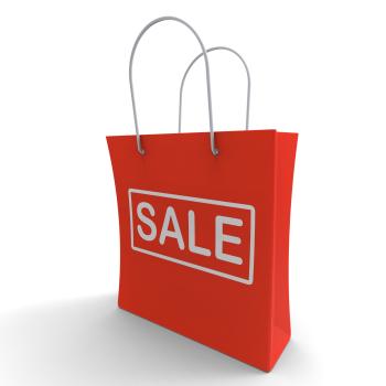 Sale Bag Shows Discount Or Promo