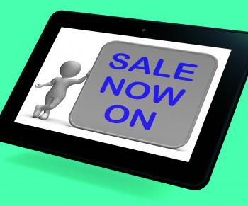 Sale On Now Tablet Shows Product Specials And Lower Prices