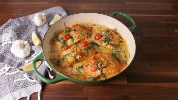 Best Tuscan Butter Salmon Recipe - How to Make Tuscan Butter Salmon
