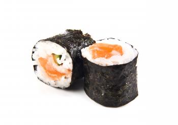 Salmon sushi maki
