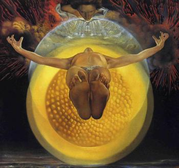 The Ascension of Christ, painting by Salvador Dali, 1958. : Art