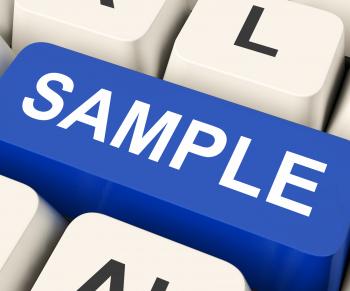Sample Key Means Trial Or Sampling