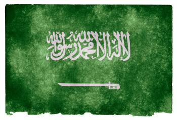 Saudi Arabia Grunge Flag