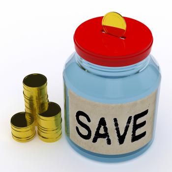 Save Jar Means Saving And Reserving Money