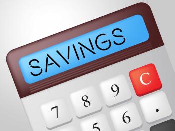 Savings Calculator Indicates Cash Increase And Wealth