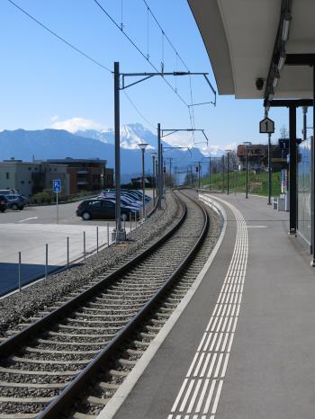 SBB Train station Küssnacht am Rigi, Switzerland