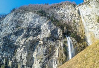 Scenic View of Waterfalls
