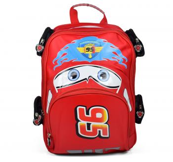 Kids Hot Wheel Style School Bag - Red
