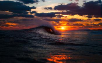 Sea at Sunset | Evil Liar