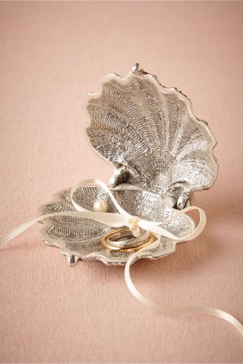 Silvery Seashell Ring Holder in New & Noteworthy | BHLDN