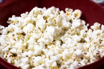 Selective Focus Photography of Popcorns on Bowl