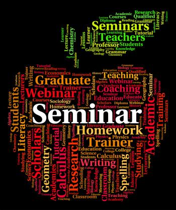 Seminar Word Shows Conference Seminars And Speech