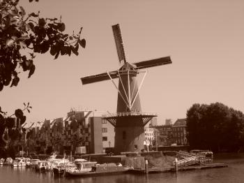 Sepia windmill