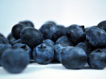 Shallow Photography of Blueberries