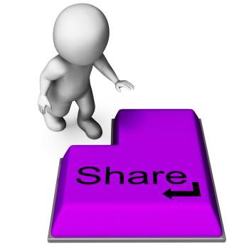 Share Key Means Posting Or Recommending On Web