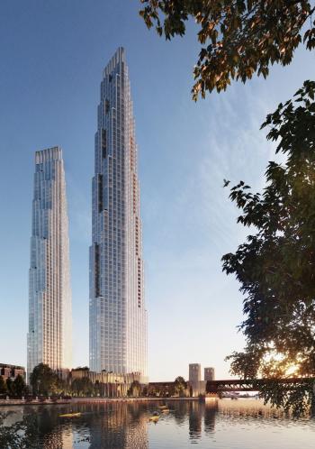 Two-tower plan for former Chicago Spire site unveiled - Curbed Chicago