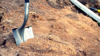 Shovel Breaking ground