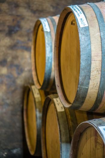 Side Wine Barrels