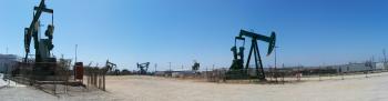 Signal Hill CA active oil field 2011