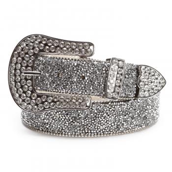 Ariat Womens Crystal Silver Belts