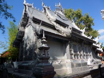 Silvered Ordination Hall of Suphan Buddhist Temple