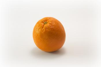 Single Orange Fruit