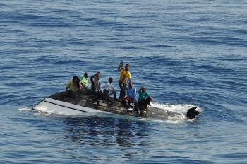 EU mulls boat-sinking plans to curb migrant smugglers