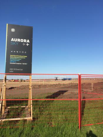 Aurora Sky Greenhouse structure is coming alive! - Album on Imgur