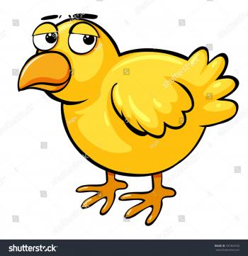 Little Chick Sleepy Eyes Illustration Stock Vector 707363743 ...
