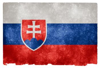 Slovakia Grunge Flag