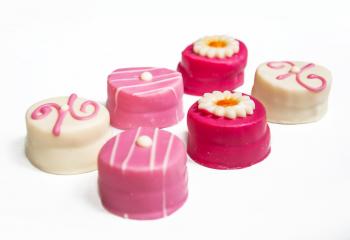 Small pink desserts