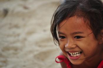 Smiling girl in Bulata