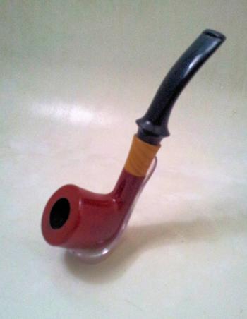 Smoking Pipe over white background