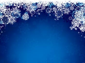 Blue snowflakes background | PSDGraphics
