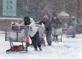 Stunning images of the 'bomb cyclone'