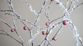 How to make your own snowy branches - YouTube