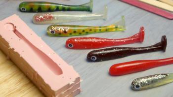 Making Paddle Tail Soft Plastic Fishing Lures - YouTube