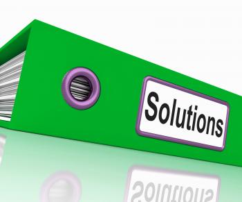 Solutions File Indicates Business Administration And Paperwork