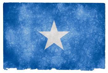 Somalia Grunge Flag