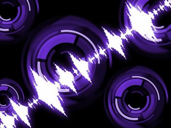 Sound Wave Background Shows Sound Technology Or Audio Graphic