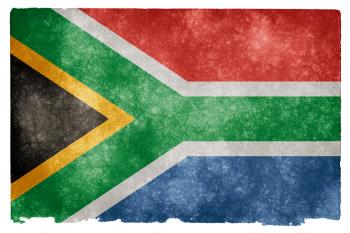 South Africa Grunge Flag