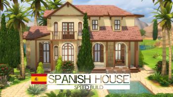 The Sims 4 - Speed Build - Spanish house (Around the World) - YouTube