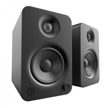 Kanto Living YU4 2-Way Powered Bookshelf Speakers YU4MB B&H