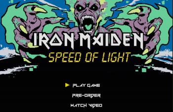 IRON MAIDEN Created An 8-Bit "Speed of Light" Video Game, And It Rules
