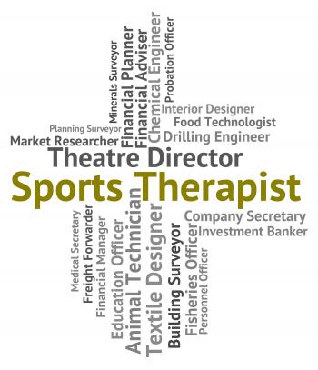 Sports Therapist Means Physical Exercise And Career