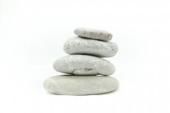White Nesting Pebbles · Free Stock Photo